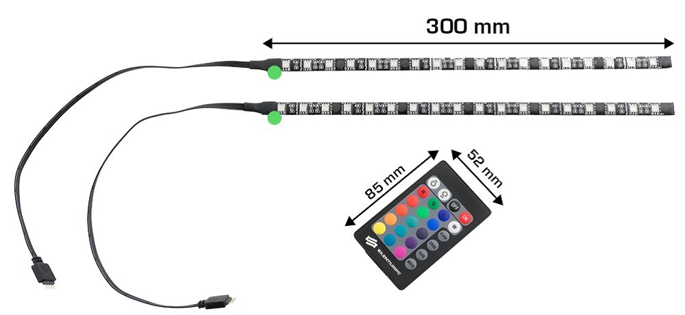 Taśma LED SILENTIUMPC Aurora 2 Remote RGB-30 - wysoka jakosc