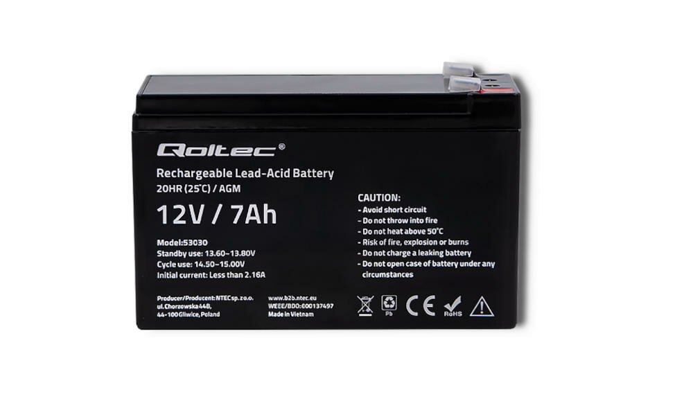QOLTEC akumulator stałe źródło energia zasilanie awaryjne sieć elektryczna bateria sprzęt