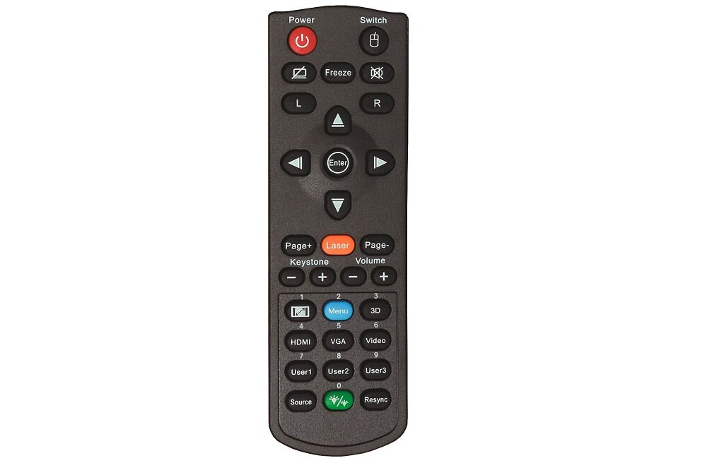 Projektor Optoma EH400+ - wygodna obsługa pilot
