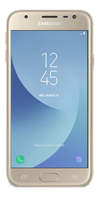 Samsung Samsung Galaxy J3 2017 Packshot Samsung Samsung Galaxy J3 2017 Packshot