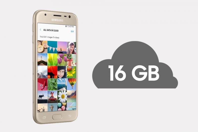 Samsung Duża pojemność pamięci wewnętrznej smartfona (16 GB). Łatwo rozszerzysz aż o 256 GB Samsung Duża pojemność pamięci wewnętrznej smartfona (16 GB). Łatwo rozszerzysz aż o 256 GB