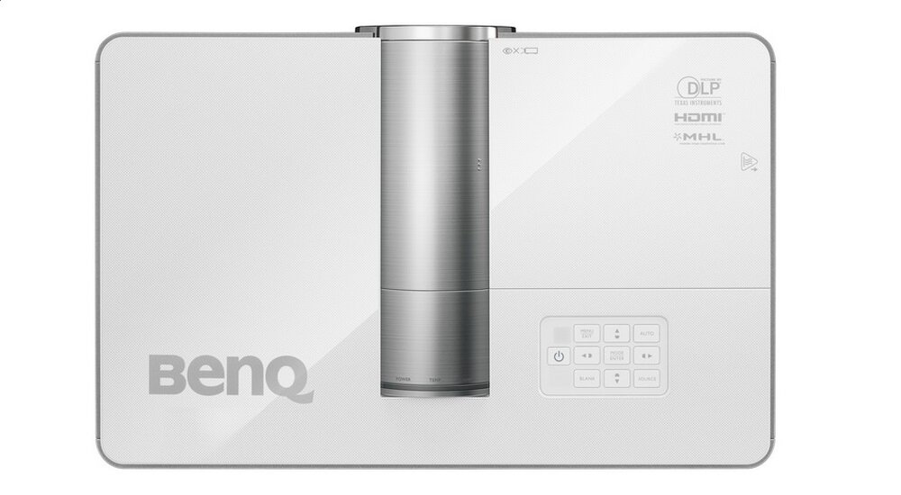 Projektor BENQ MH760 korekcja efekt trapezu instalacja