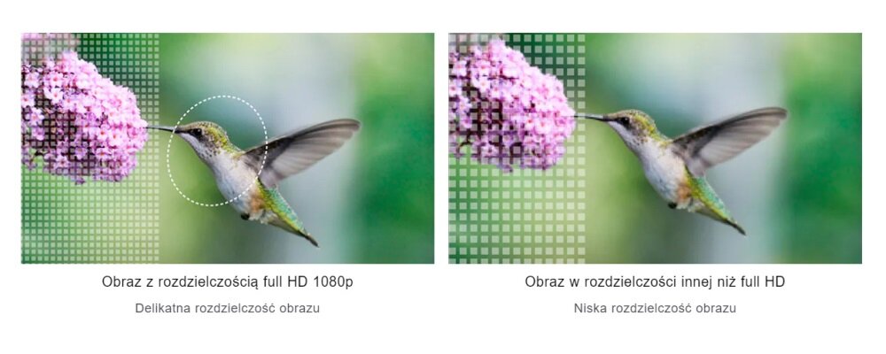 Projektor BENQ MH760 obraz funkcje przekątna odległość