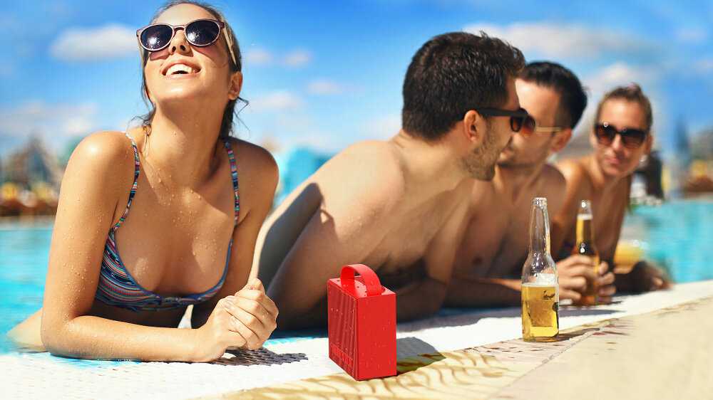 Głośnik mobilny CREATIVE Chrono  - wodoodporność