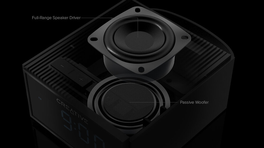 Głośnik mobilny CREATIVE Chrono  - brzmienie