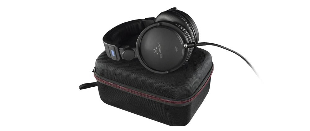 Słuchawki nauszne SOUNDMAGIC HP151 Czarny etui