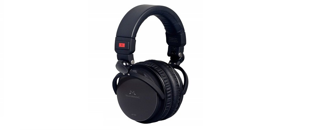 Słuchawki nauszne SOUNDMAGIC HP151 Czarny widok ogólny skos