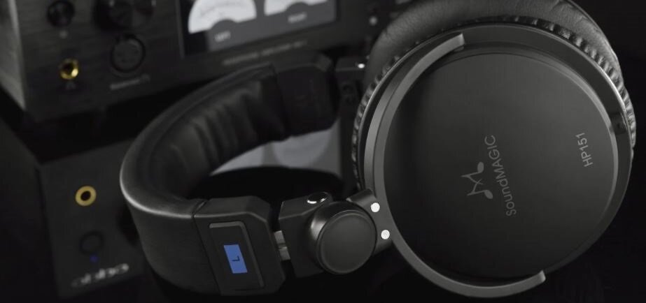 Słuchawki nauszne SOUNDMAGIC HP151 Czarny przewód