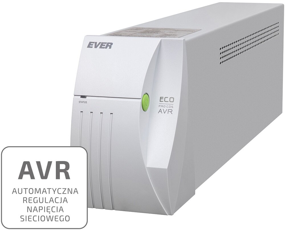 Zasilacz UPS EVER Eco Pro 1200 AVR CDS - funkcja AVR