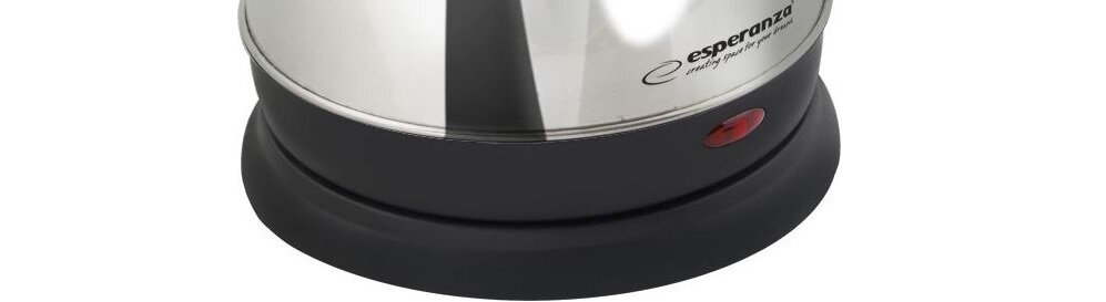 Czajnik ESPERANZA EKK016S Srebrny zastosowanie pojemnosc moc wygoda bezpieczenstwo pokrywka raczka automatyczne wylaczenie zabezpiecznie