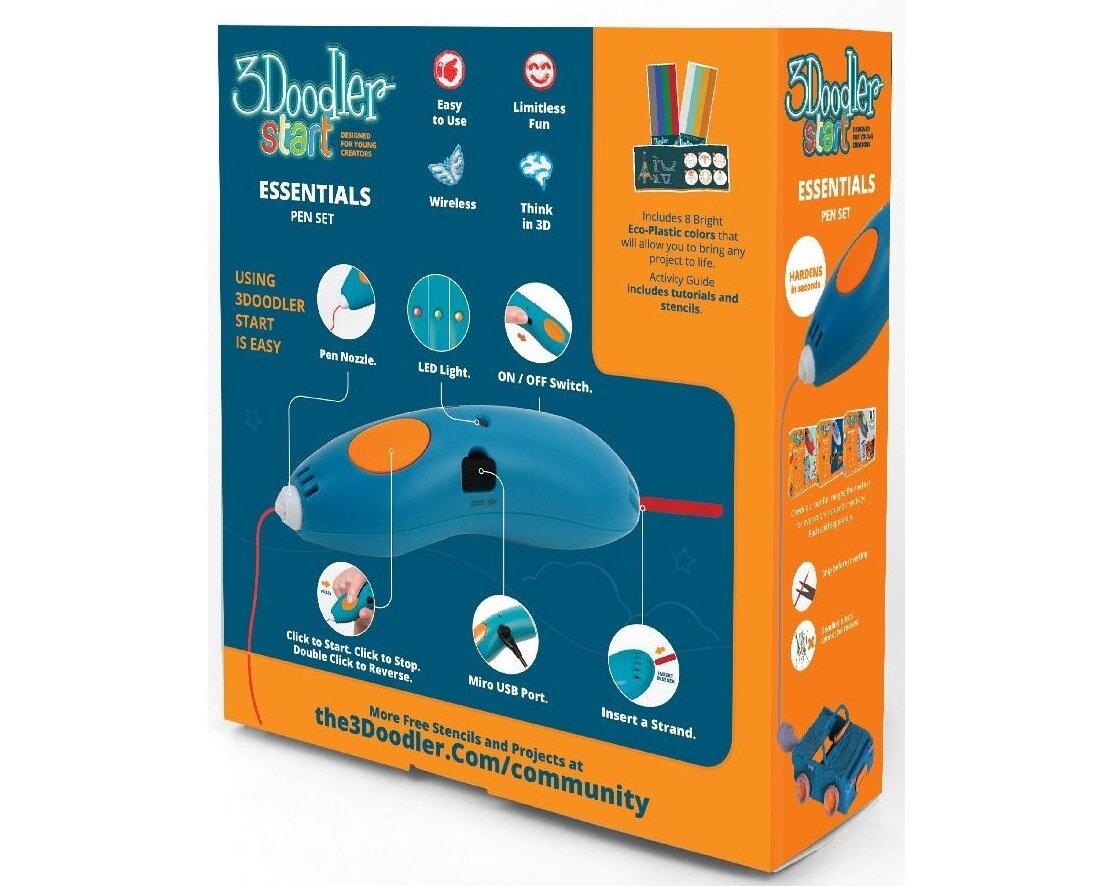Długopis 3D 3DOODLER START Essentials Set - Ładowanie USB