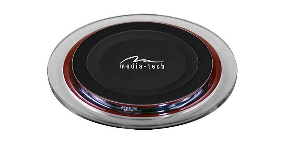 Ładowarka indukcyjna MEDIA-TECH Cristal Wireless Charger Set opis cechy funkcje
