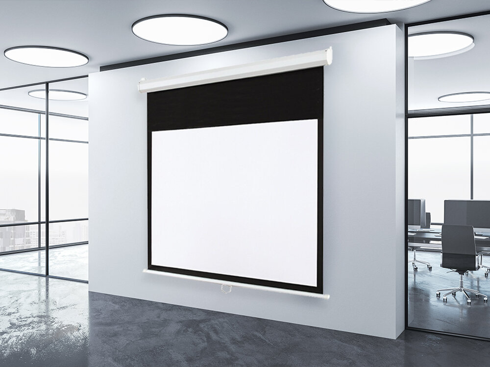 Ekran projekcyjny ART Matt White FS-100 203x152 - Łatwość regulacji i mobilność