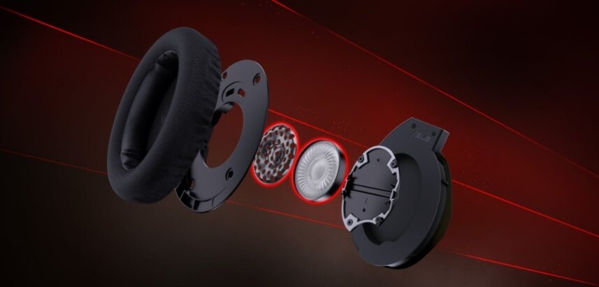 SŁUCHAWKI GAMING ASUS ROG STRIX FUSION 300 dzwięk przestrzenny 7.1