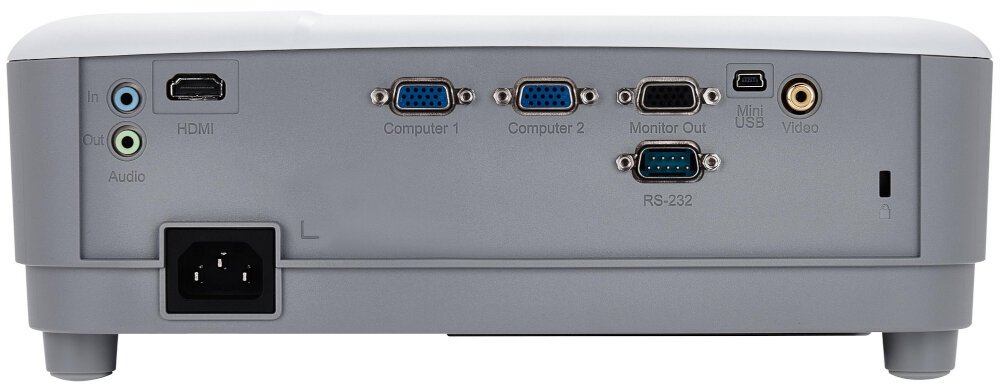 Projektor VIEWSONIC PA503S Biały wejście kompozytowe wejście i wyjście D-Sub 15pin port RS-232 wejście i wyjście audio