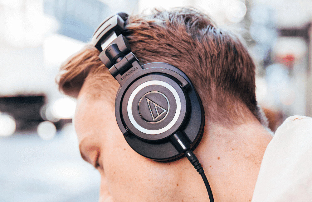 SŁUCHAWKI AUDIO-TECHNICA ATH-M50X NAUSZNE STUDYJNE BLACK pasmo przenoszenia przetworniki magnesy neodymowe