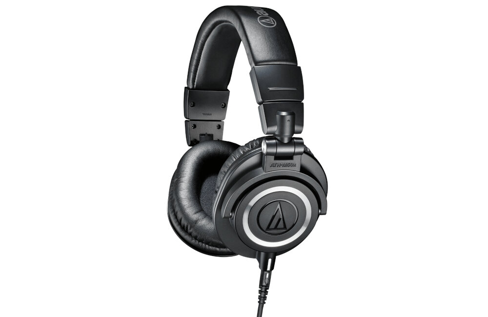 SŁUCHAWKI AUDIO-TECHNICA ATH-M50X NAUSZNE STUDYJNE BLACK jakość wytrzymałość komponenty