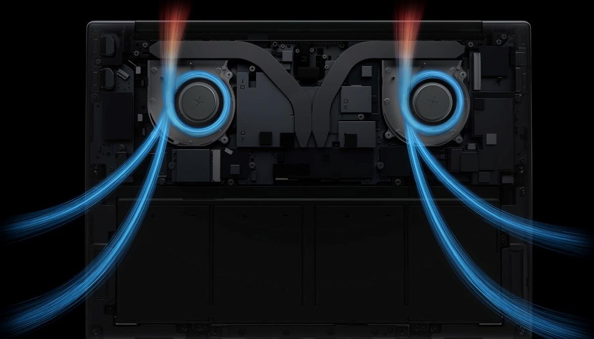 Laptop HUAWEI MateBook 14 - SYSTEM CHŁODZENIA 