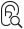 Czarna ikona przedstawiająca literę \'A\' z lupą skierowaną na nią. Symbol sugeruje funkcję wyszukiwania lub analizy tekstu.
