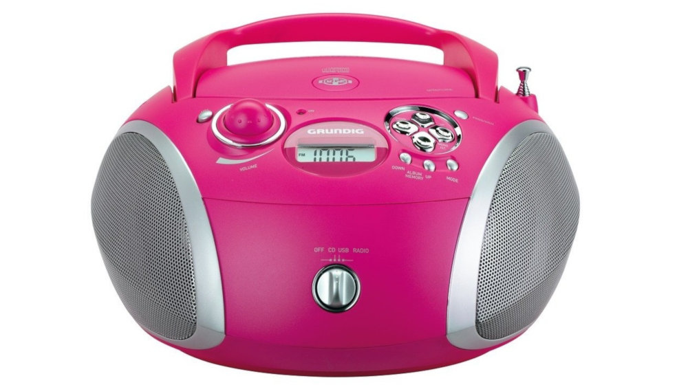 Radioodtwarzacz GRUNDIG RCD 1445 Rozowy - Ogolny