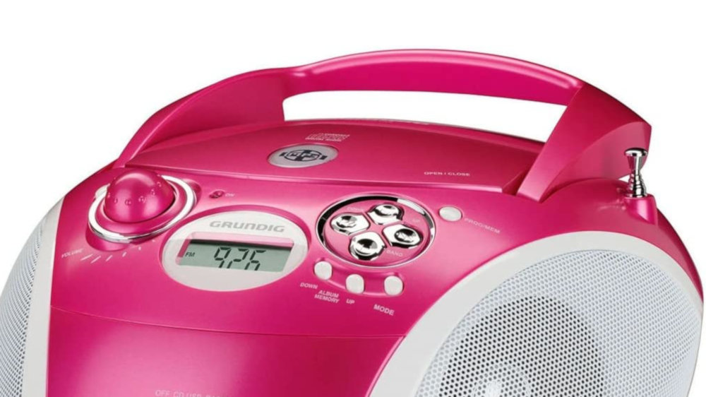 Radioodtwarzacz GRUNDIG RCD 1445 Rozowy - Złącza