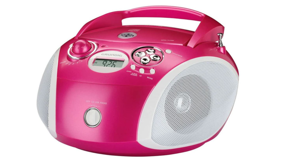 Radioodtwarzacz GRUNDIG RCD 1445 Rozowy - Waga