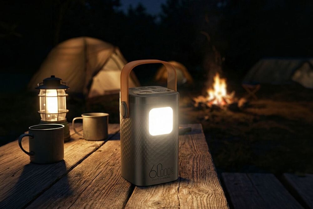 Powerbank HAWK HWPB60000 60000 mAh 100W PD Czarny 