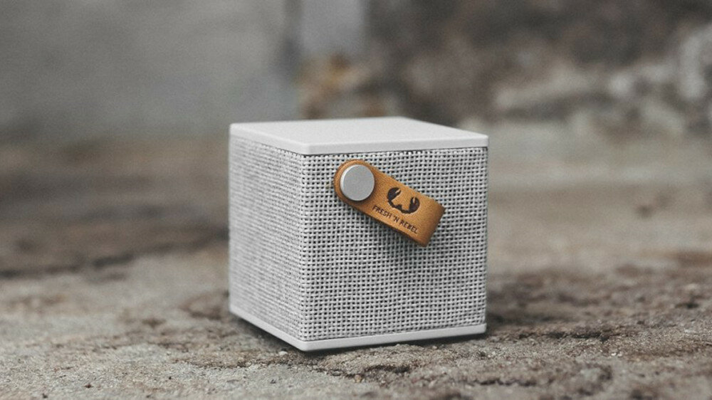 Głośnik mobilny FRESH N REBEL Rockbox Cube Fabriq Edition - wodoodporność