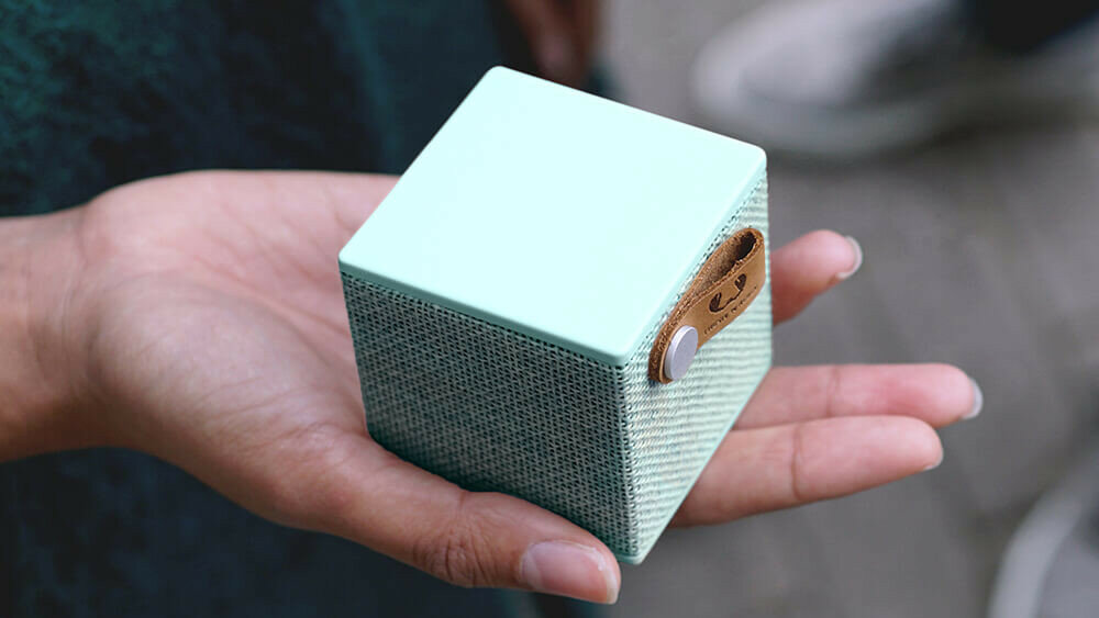 Głośnik mobilny FRESH N REBEL Rockbox Cube Fabriq Edition  - wymiary