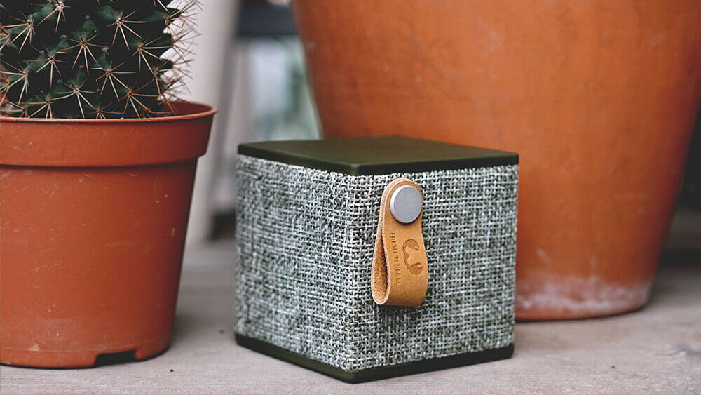 Głośnik mobilny FRESH N REBEL Rockbox Cube Fabriq Edition - pasek