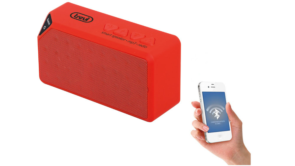 Głośnik Mobilny TREVI XR-73 BT Czerwony - Bluetooth