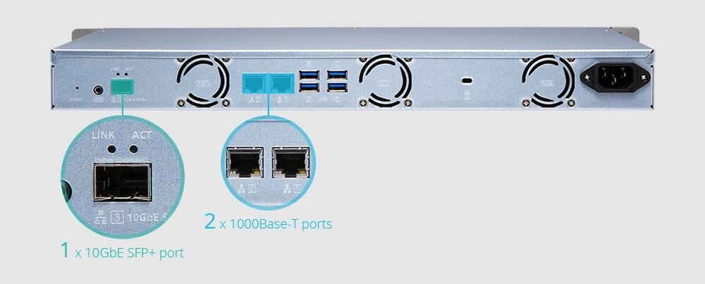 Serwer plików QNAP TS-431XeU-2GB Wydajność