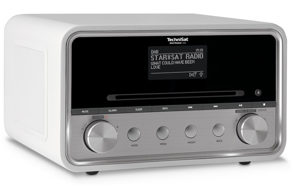 TECHNISAT DIGITRADIO 580 BIALY podwieszane godzina
