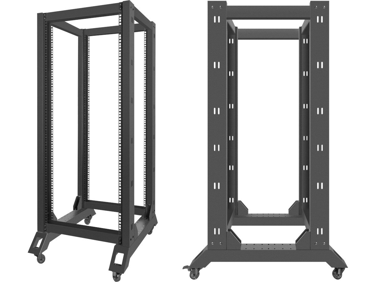 Szafa RACK LANBERG 19 27U OR01-6827-B Czarny trwałość materiał wykonanie udźwig
