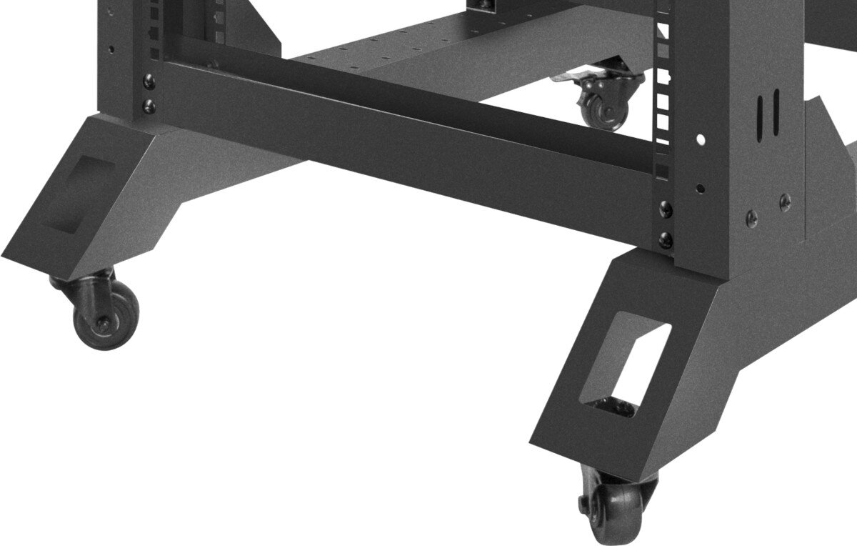 Szafa RACK LANBERG 19 27U OR01-6827-B Czarny pakowanie montaż akcesoria kółka transport