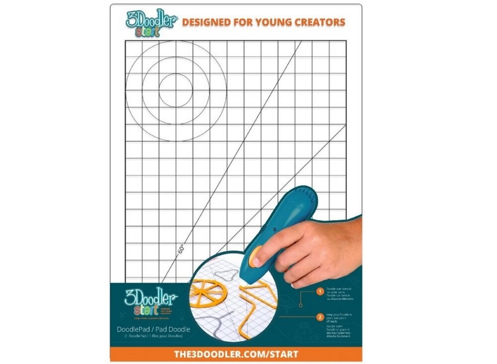 Podkładka do rysowania 3D 3DOODLER DoodlePad - zalety nie do przecenienia własne projekty biodegradowalny plastik