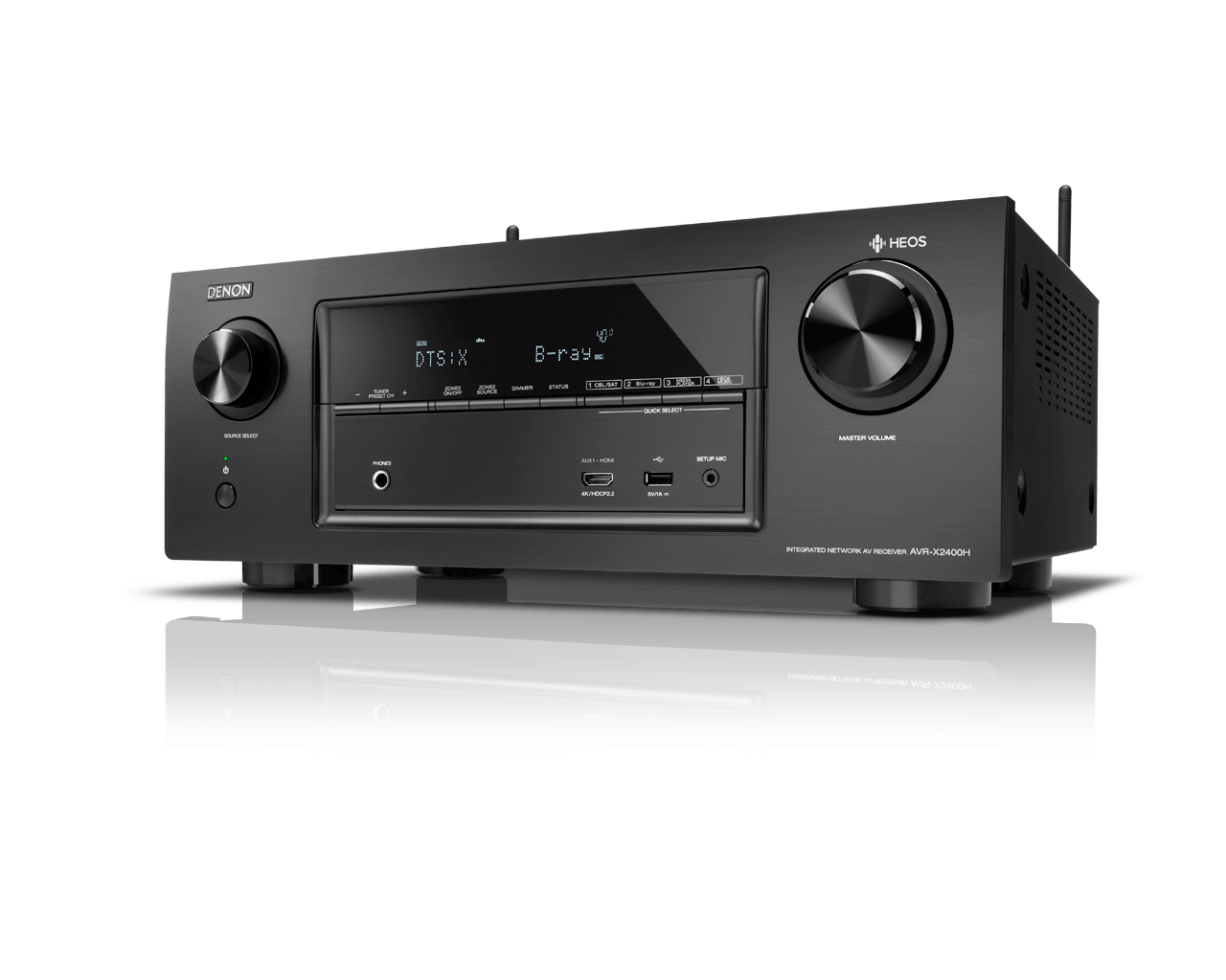 DENON AVRX2400H Czarny Amplituner niskie ceny i opinie w Media Expert