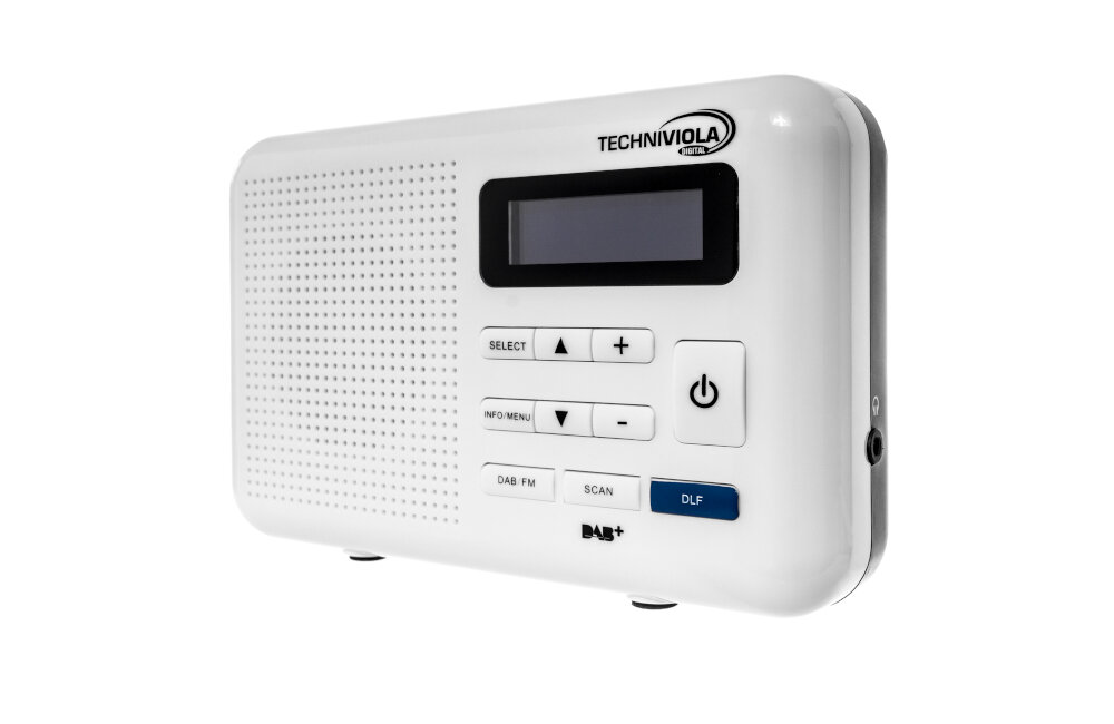 TECHNISAT TechniViola DiRa 1 BIALY wyświetlacz LCD jakość stacje radiowe