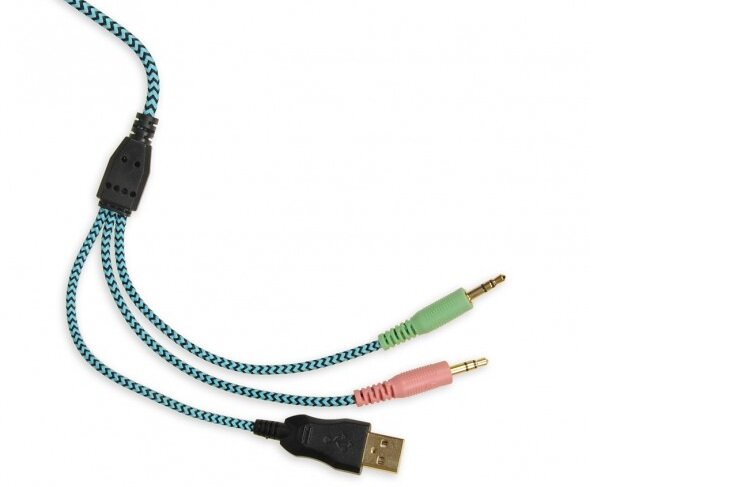 Słuchawki iBOX Aurora X8 - Długi Kabel złącze mini jack USB