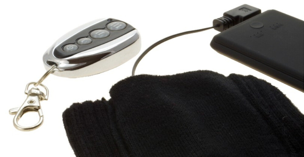 Podgrzewane skarpety GLOVII GQ2L (Rozmiar L) Czarny pilot zdalne sterowanie kieszen wygoda uzytkowanie