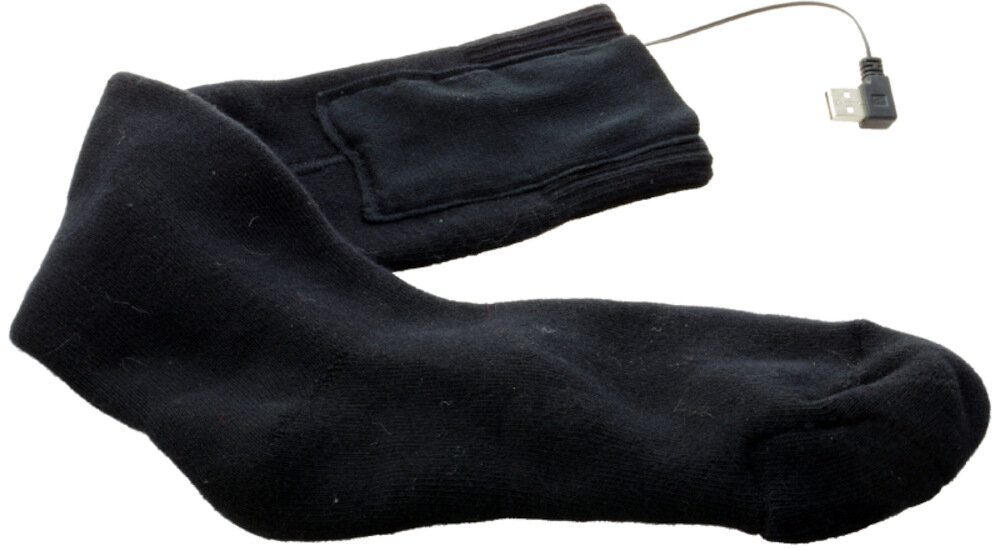 Podgrzewane skarpety GLOVII GQ2M (Rozmiar M) Czarny fale podczerwone komfort termiczny zastosowanie wlokna weglowe korzystanie