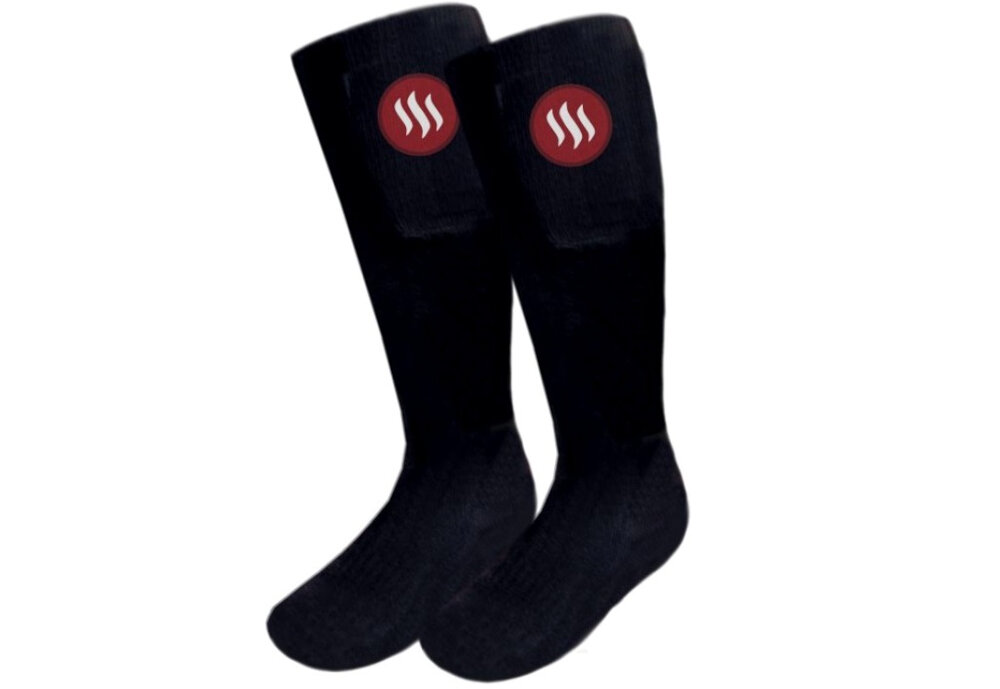 Podgrzewane skarpety GLOVII GQ2M (Rozmiar M) Czarny bateria Li-Poly pojemnosc 2400 mAh czas pracy tryby pracy