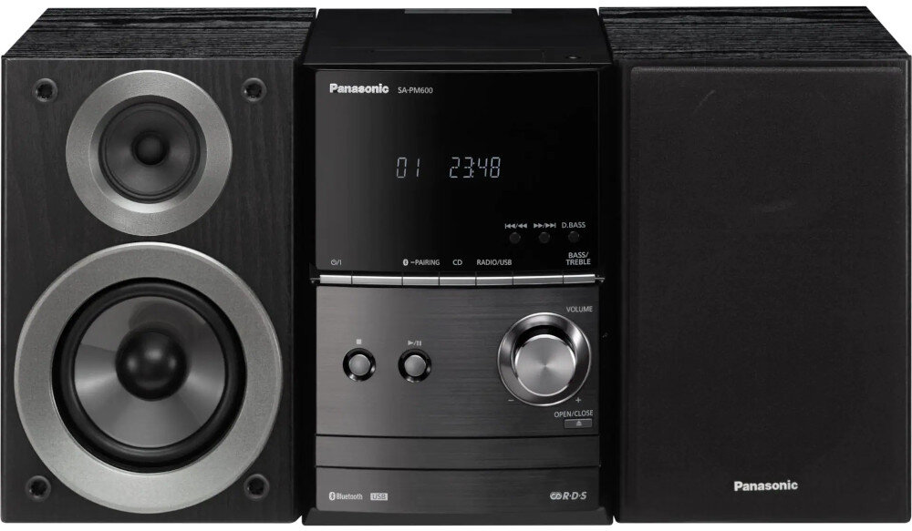 Wieża PANASONIC SC-PM600EG-K - wymiary