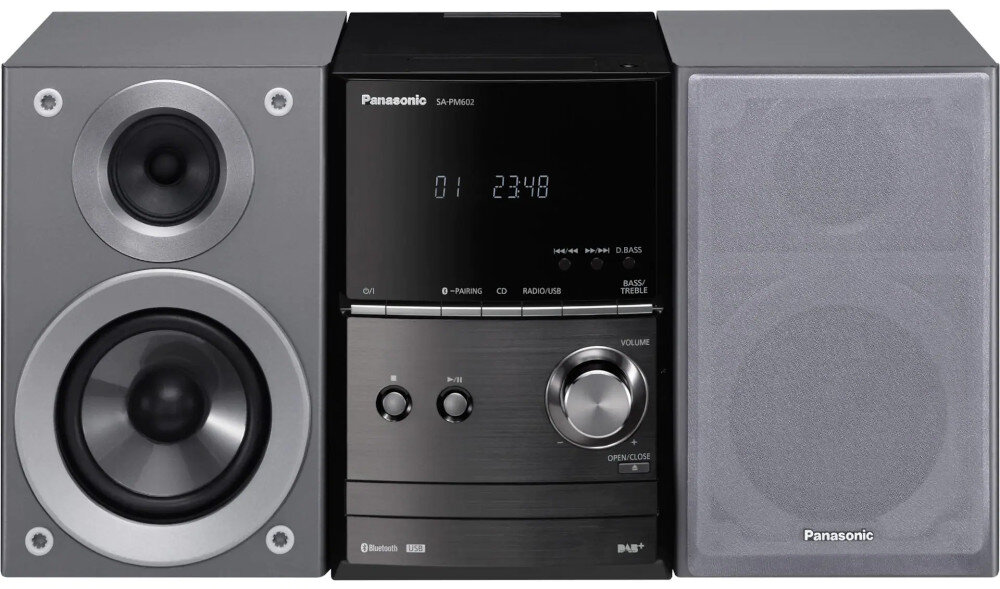 Wieża PANASONIC SC-PM600EG-S  - wymiary