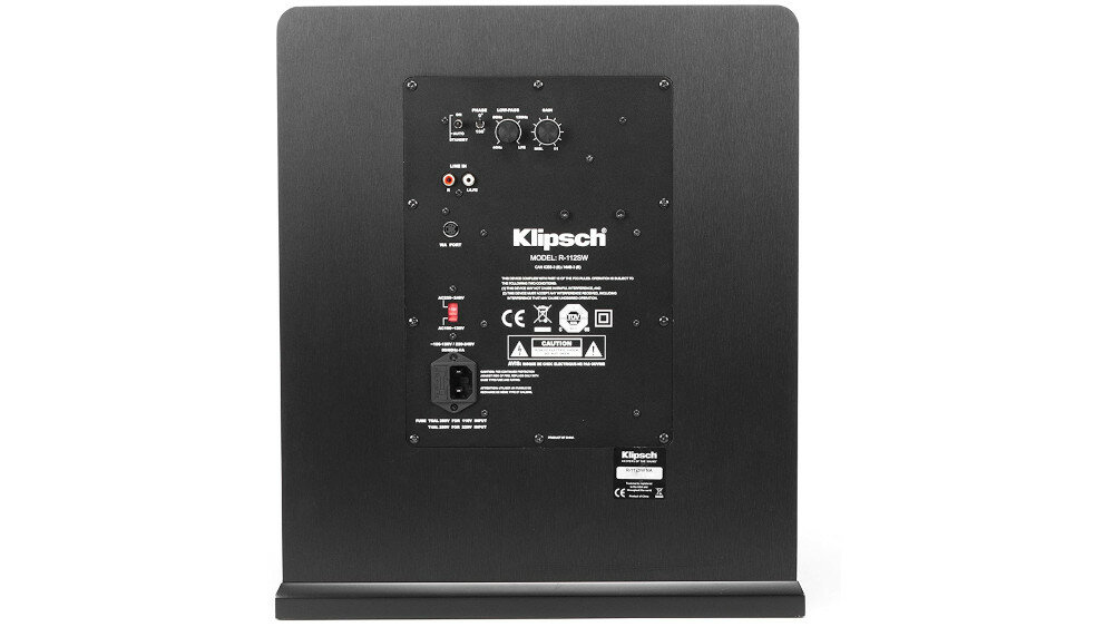 Subwoofer KLIPSCH R-112SW - regulacja