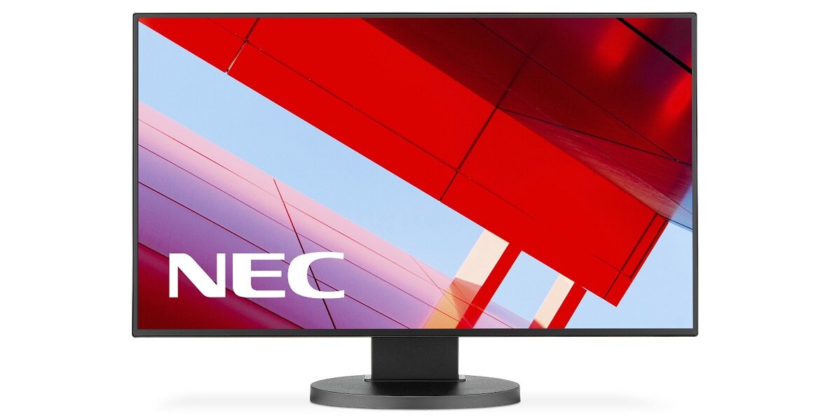 Monitor NEC EX241UN Biały wyświetlacz cale funkcjonalność matryca odświeżanie reakcja złącza rozdzielczość ekran biuro dom praca rozrywka USB wideo audio Full HD