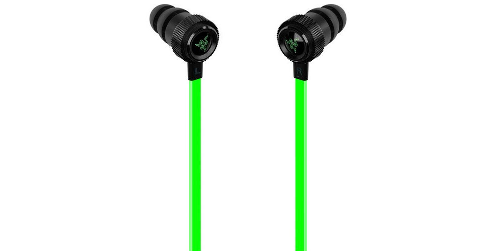 Słuchawki RAZER Hammerhead V2 Czarno-zielony przewodowa konstrukcja