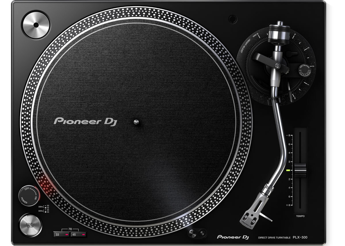 PIONEER Dj PLX-500-K програвач Black plate 3-phase motor