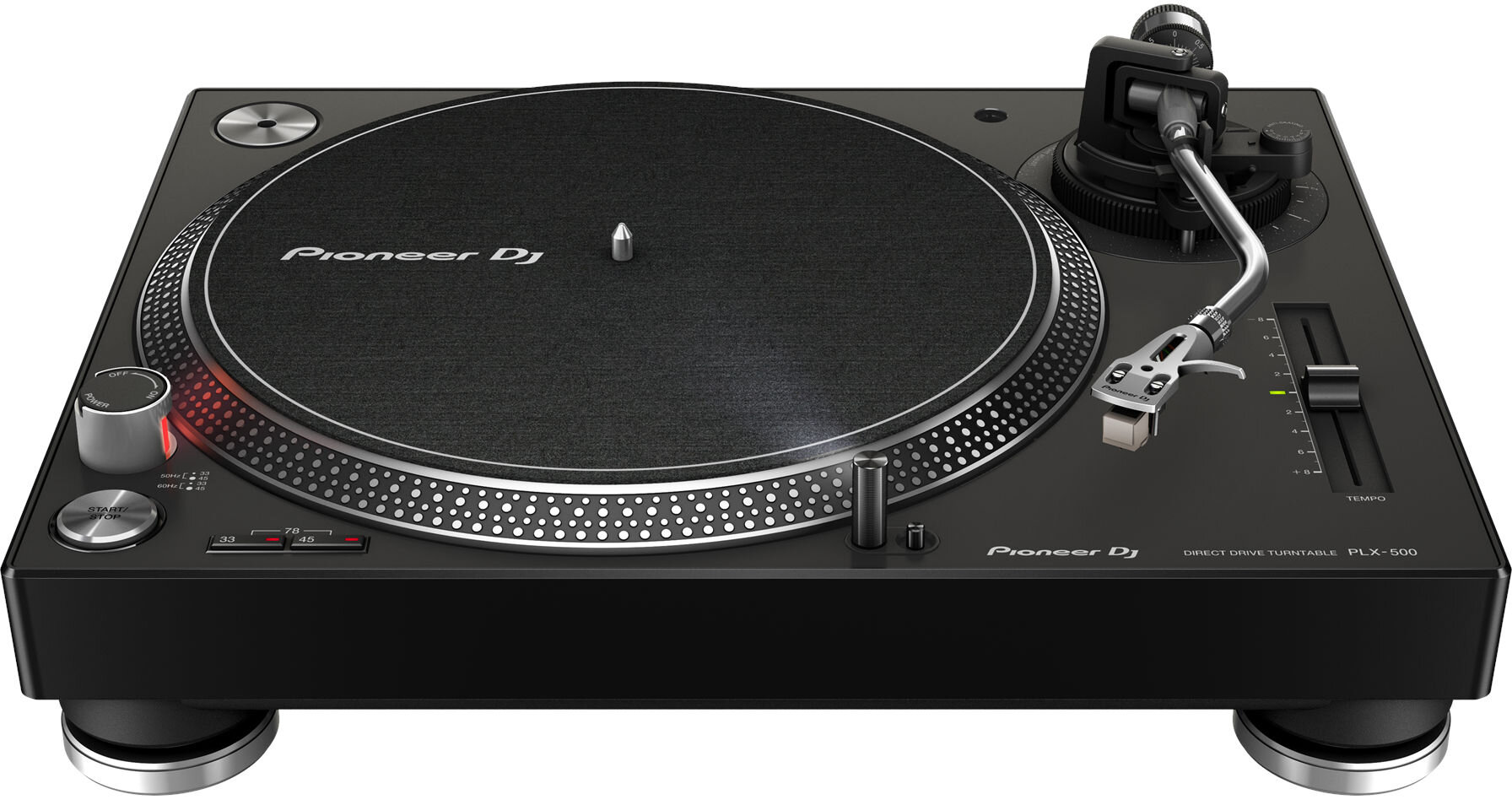 PIONEER Dj PLX-500-K Turntable Чорний Попередній підсилювач швидкого старту Швидкість відтворення