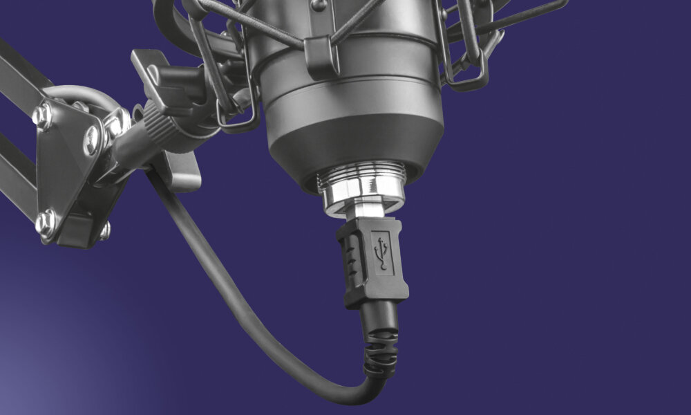 MIKROFON TRUST GXT 252+ EMITA PLUS STREAMINGOWY 22400 filtr pop kabel USB waga